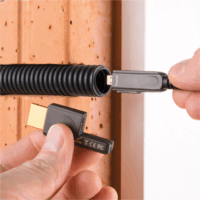 InAkustik Profi HDMI - HDMI 2.0 Száloptikai kábel Micro HDMI adapterrel 30m - Fekete