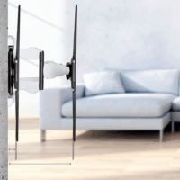 Hama 220838 max. 90" LCD TV/Monitor fali tartó - Fekete (1 kijelző)