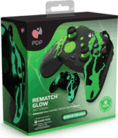 PDP Rematch Glow Adevanced Vezetékes kontroller (Xbox Series X|S/Xbox One/PC) - Zöld/Fekete