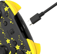 PDP Rematch Glow Vezeték nélküli kontroller (Nintendo Switch/OLED) - Fekete/Sárga