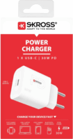 Skross USB Type-C Hálózati töltő - Fehér (30W)