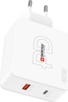 Skross USB Type-C / USB Type-A Hálózati töltő - Fehér (48W)