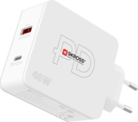 Skross USB Type-C / USB Type-A Hálózati töltő - Fehér (48W)