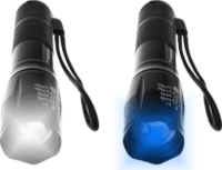 Trizand 2az 1ben LED/UV zseblámpa - Fekete