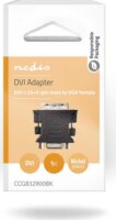 Nedis CCGB32900BK DVI-I 24+5 Pin apa - VGA anya Adapter