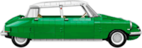 Cobi Citroen DS 19 1956 autó 2233 darabos építőjáték készlet