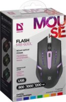 Defender MB-600L Flash Vezetékes Gaming Egér - Fekete