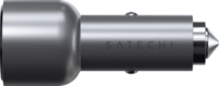 Satechi Dual 2x USB-C Autós töltő - Fekete (40W)