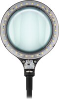 Goobay 65577 LED Asztali Csiptetős lámpa nagyítóval - Fekete