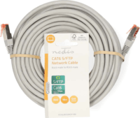 Nedis SF/UTP CAT6 Patch kábel 10m - Szürke
