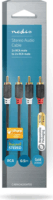 Nedis CABW24200AT05 2x RCA apa - 2x RCA apa Kábel (0.50m)