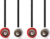 Nedis CAGL24200BK50 2x RCA apa - 2x RCA apa Kábel (5m)