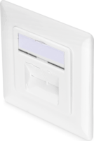 Digitus DN-9007-1 CAT6a 2x RJ45 Fali csatlakozóajzat