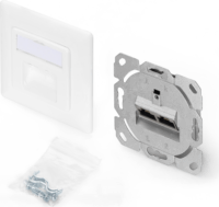 Digitus DN-9007-1 CAT6a 2x RJ45 Fali csatlakozóajzat