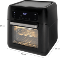 Clatronic FR 3747 11L Forrólevegős fritőz - Fekete