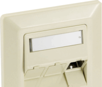 Equip 760304 45° 3x Keystone modul fali aljzat - Gyöngyfehér