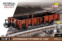 Cobi Güterwagen Type Ommr 32 Linz tehervagon 584 darabos építő készlet