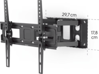 Hama 220830 32"-65" LCD TV/Monitor fali tartó - Fekete (1 kijelző)