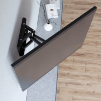 Hama 220830 32"-65" LCD TV/Monitor fali tartó - Fekete (1 kijelző)