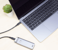 ACT AC7451 USB-C apa - USB-C apa 4.0 Adat és töltőkábel - Fekete (0.8m)