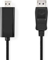 Nedis CCGL37100BK10 DisplayPort 1.2 - HDMI Kábel 1m - Fekete