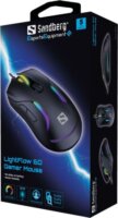 Sandberg LightFlow 6D Vezetékes Gaming Egér - Fekete