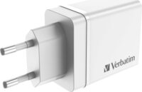 Verbatim 49701 3x USB-A / USB-C Hálózati töltő - Fehér (30W)