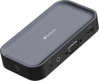 Verbatim Share My Screen 1080p USB-C vezeték nélküli kijelzőadapter WDA-01 hubbal