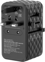 Verbatim UTA-06 GaN III 2x USB-A / 2x USB-C Hálózati töltő - Fekete (100W)