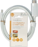 Nedis CCGL37600WT20 Mini DisplayPort 1.2 - HDMI Kábel 2m - Fehér
