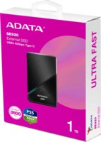 Adata 1TB SE920 USB 4 Gen3x2 Külső SSD - Fekete
