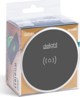 Delight 55163BK Bútorba építhető Vezeték nélküli töltő - Fekete (10W)