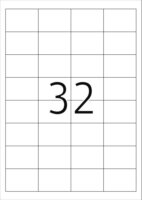 Herma 48,3 x 33,8 mm Címke tintasugaras és lézer nyomtatóhoz fehér (800 címke / csomag)