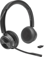 HP Poly Savi 7320-M UC / Microsoft Teams Wireless Headset - Fekete