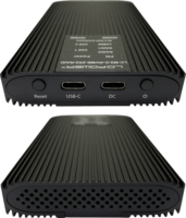 LC-Power LC-M2-C-NVME-2X2-RAID USB 3.2 Külső SSD ház - Fekete