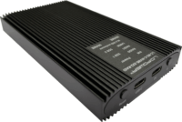LC-Power LC-M2-C-NVME-2X2-RAID USB 3.2 Külső SSD ház - Fekete
