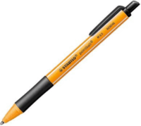 Stabilo 6030/46B10 Nyomógombos golyóstoll - 0.5mm / Fekete (10db / csomag)