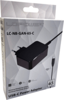 LC-Power LC-NB-GAN-65-C Univerzális Notebook töltő 650W