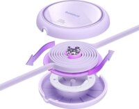 Baseus Free2Draw USB-C apa - USB-C apa 2.0 Visszahúzható adat és töltőkábel - Lila (1m)