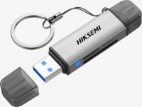 Hiksemi CR01 USB 3.0/Type-C Külső kártyaolvasó - Szürke