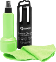 SBOX CS-5005G Kijelző tisztító kendő + tisztítószeres spré
