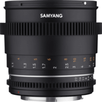 Samyang Cine MF 85mm T1.5 VDSLR MK2 objektív (Canon EF)