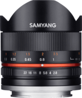 Samyang MF 8mm f/2.8 UMC Fish-eye II objektív (Fuji X)