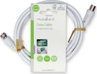 Nedis CSGL41800WT15 Type-F antenna kábel 1.5m - Szürke