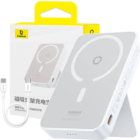 Baseus MagPro Powerbank 5000mAh (1.5-2.4A / 5-12V) - Fehér