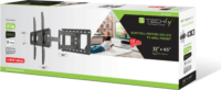 Techly ICA-PLB 148L 32"-65" LCD TV/Monitor fali tartó - Fekete (1 kijelző)