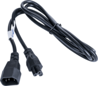 Akyga AK-NB-09A Tápkábel átalakító C14 - C5 1.5m - Fekete