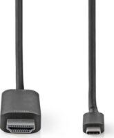 Nedis CCGB64655BK20 USB-C 3.2 Gen 1 apa - HDMI apa Adapter kábel 2m - Fekete