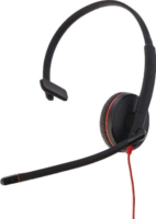 HP Poly Blackwire 3215 Vezetékes Mono Headset - Fekete/Piros