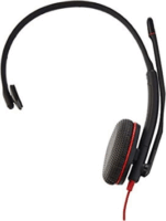 HP Poly Blackwire 3215 Vezetékes Mono Headset - Fekete/Piros